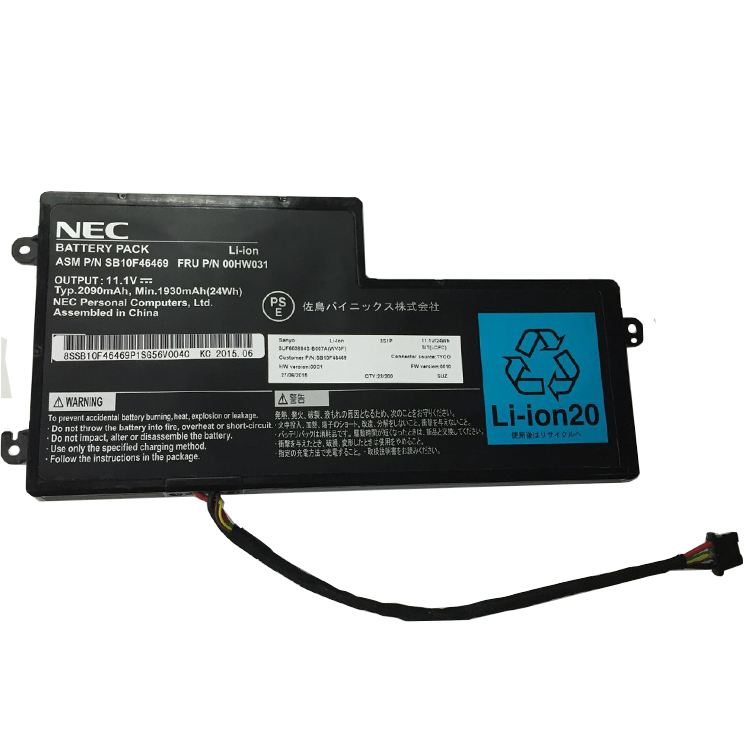 日本電気 NEC FRU P/N 00HW031 バッテリー